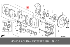 HONDA 45022-SFE-J20