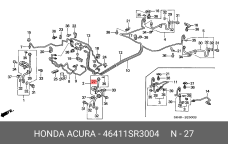 HONDA 46411-SR3-004