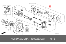 HONDA 43022-S3V-A11