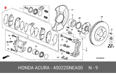 HONDA 45022-SNE-A00