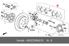 HONDA 43022-S9A-010