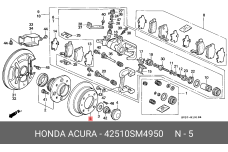 HONDA 42510-SM4-950