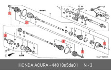 HONDA 44018-S5D-A01