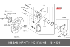 NISSAN 44011-VS40B