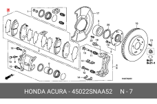HONDA 45022SNAA52