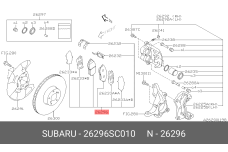 SUBARU 26296-SC010