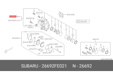 SUBARU 26692-FE021