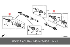 HONDA 44014-T2A-000