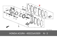 HONDA 45022-SH3-509