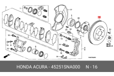 HONDA 45251-SNA-000