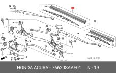 HONDA 76620-SAA-E01
