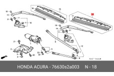 HONDA 76630-S2A-003
