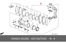 HONDA 45210-SF1-033