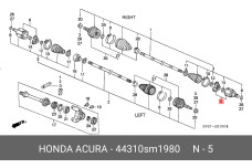 HONDA 44310-SM1-980