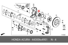 HONDA 44300-TS4-951