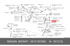 NISSAN 55121-5C000