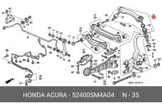 HONDA 52400-SM4-A04