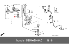 HONDA 53546-SH0-A01