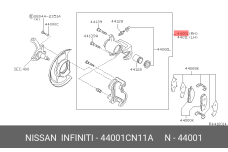 NISSAN 44001-CN11A
