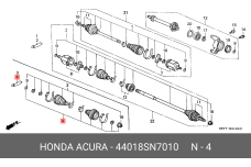 HONDA 44018-SN7-010