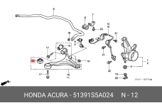 HONDA 51391-S5A-024