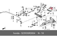 HONDA 52393-SR3-004