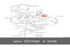 SUBARU 20201-FA060