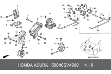 HONDA 50840-SV4-980