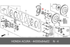 HONDA 44300-S84-A02