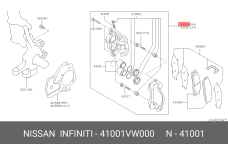NISSAN 41001-VW000