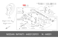 NISSAN 44001-35F01
