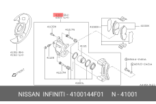 NISSAN 41001-44F01