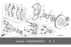 HONDA 44300-SWW-E01