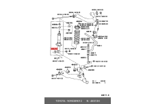 TOYOTA Tacoma (USA) SHOCK ABSORBER BUSH