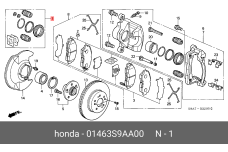 HONDA 01463-S9A-A00