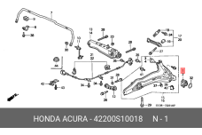 HONDA 42200-S10-018
