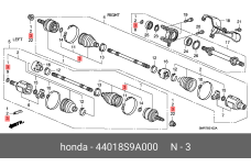 HONDA 44018-S9A-000
