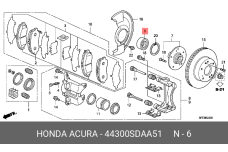 HONDA 44300-SDA-A51