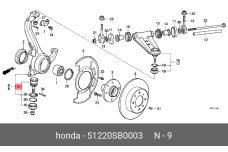 HONDA 51220-SB0-003