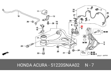 HONDA 51220-SNA-A02