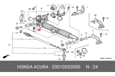 HONDA 53010-S5S-000