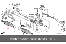 HONDA 53534-SEA-G02