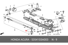 HONDA 53541-S5A-003