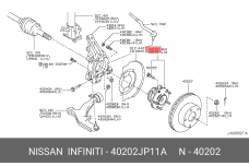 NISSAN 40202-JP11A