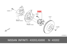 NISSAN 43202-JG000