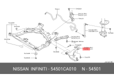 NISSAN 54501-CA010