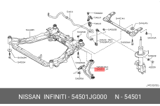 NISSAN 54501-JG000