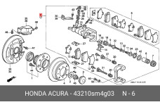 HONDA 43210-SM4-G03