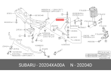 SUBARU 20204-XA00A