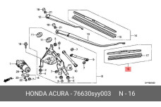 HONDA 76630-SYY-003